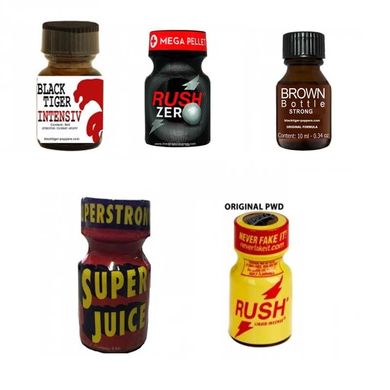 Poppers deal 5 kleine Flaschen