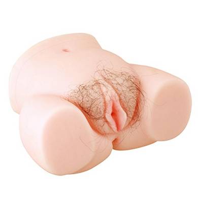 Qise Naturgetreue Vagina mit Schamhaar Mannes Masturbator Sexspielzeuge