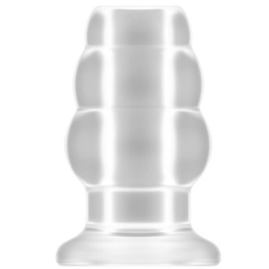 12,7 x 7,1 cm Large Hollow Tunnel Butt Plug 5inch transparent