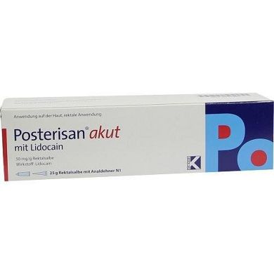 POSTERISAN AKUT ANALDEHNER 25g Salbe PZN:4957887
