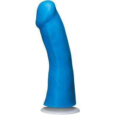 16 x 4 cm Vac-U-Lock American Pop Silicone Slim Dong blue
