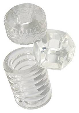TOY JOY - MANPOWER Penisring 3er Set Power Cock Tools clear