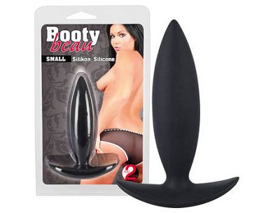 Schlanker Buttplug in Schwarz