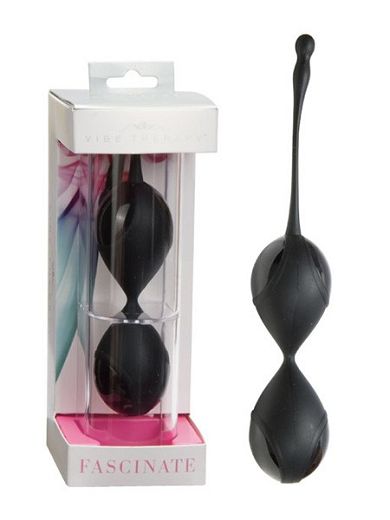 Liebeskugeln: Vibe Therapy Fascinate Balls, schwarz