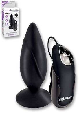 10 x 3,5 cm Anal Fantasy - Elite Vibrating Plug black