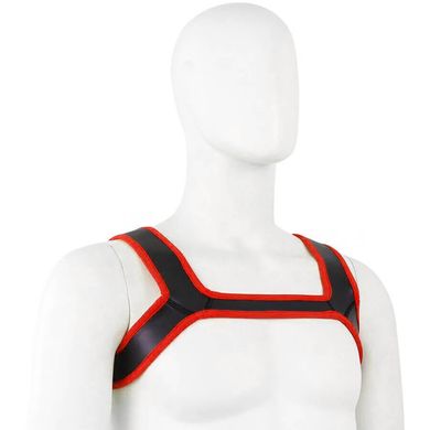 HardcoreDeLuxe Neoprene Puppy Harness black/red