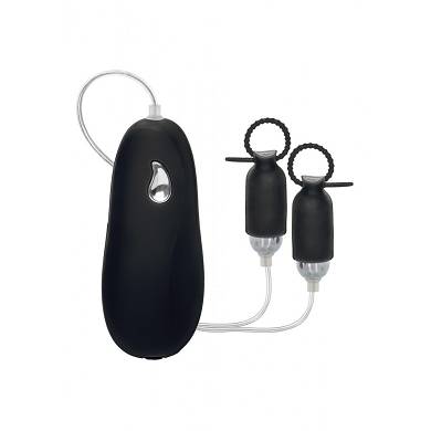 Nippelring Vibrator - in Schwarz