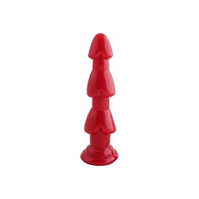 TSX Small Three Bangs for Your Butt - strukturierter Anal Plug - 22 cm lang - Durchmesser