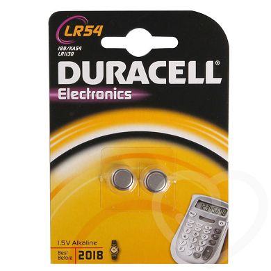 Duracell Alkaline LR54 Batterien (2er Pack)