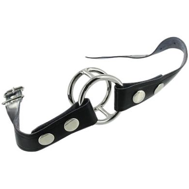 STRICT - Leder Mundknebel - DEEP THROAT Open Mouth Gag