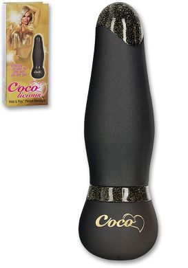 9 x 2,5 cm Coco licious Hide and Play Pocket Massager black Vibrator
