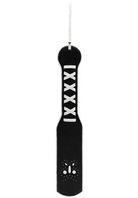 Paddel Leder - Bad Romance - schwarz/weiss