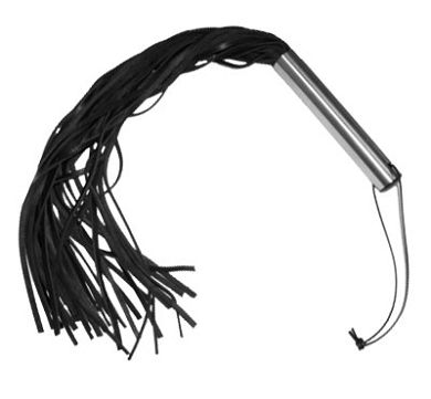 Leder Peische mit Metallgriff