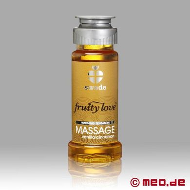 Swede - Fruity Love Massageöl - Vanille & Zimt