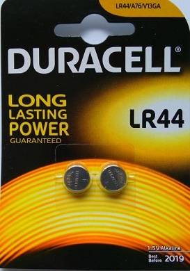 10 x LR44 V13GA KA 76 Duracell 10 Stück Knopfzelle NEU
