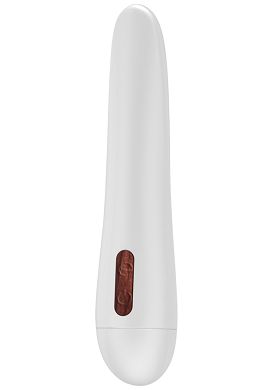 17 x 2,5 - 3,5 cm Luxus Vibrator BOOM Hada - white