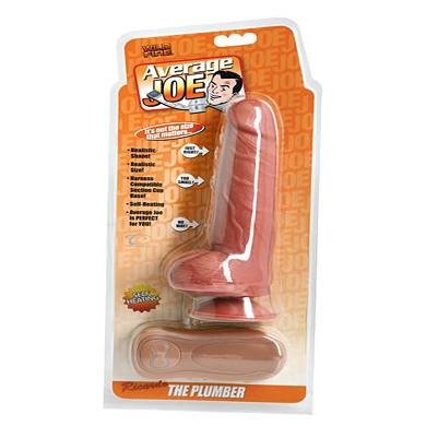 Average Joe Dildo Ricardo, The Plumber - vibrating/heating (vibrierend/heizbar)