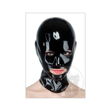Latex Maske Augen & Mund offen - Anatomisch