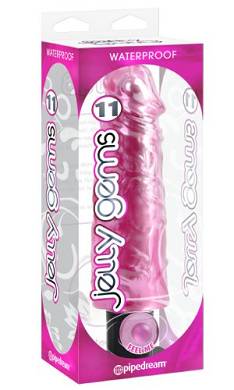 Pipedream Jelly Gems Nr.11 Vibrator 23 x 6.5 cm Pink. (1 x 1 Stück)