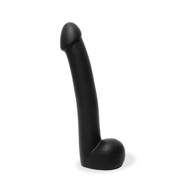 Keep Burning - Shaft Dildo schwarz mit Eichel und Hoden. ca. 24 x 4 cm. KB06