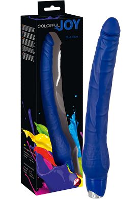31 x 2 - 5 cm Colorful Joy Vibrator blue