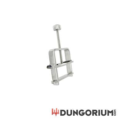 Schraubstock Nippelklemme aus Stahl 