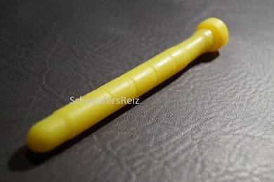 Dilator Silikon Gelb Torpedo-mit-Loch Neu Art.1038 13,9/1,3cm Prinzenzepter