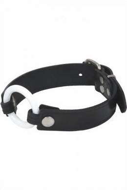 Ring Gags - Leder Ringknebel mit Kunststoffring (Ringdurchmesser außen 55 mm) von &q