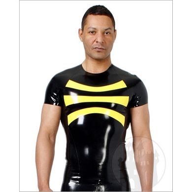 Latex Shirt mit drei Formstreifen