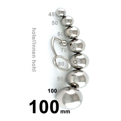 Kinkyhole innen hohle Stahlkugel - 100mm -