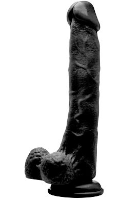 27 x 5 cm REALROCK Dildo black