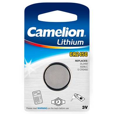 10x CR2450 Lithium Batterie Knopfzelle 3 Volt 3V 550mAh Camelion im Blister