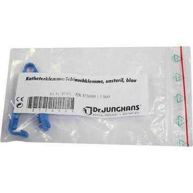 KATHETER Klemme blau unsteril 1St PZN 8726989