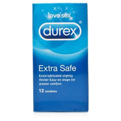 Extra sicher mit den Durex Extra Safe Kondomen 12 Stück