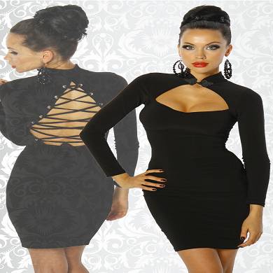 Kleid mit Schnrung