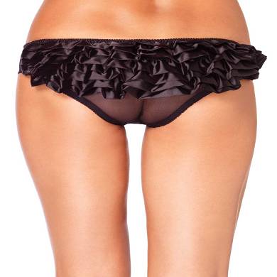Slip Mit Satin-Rschen