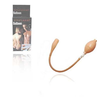 Simply Anal Balloon mit Pumpe hautfarben