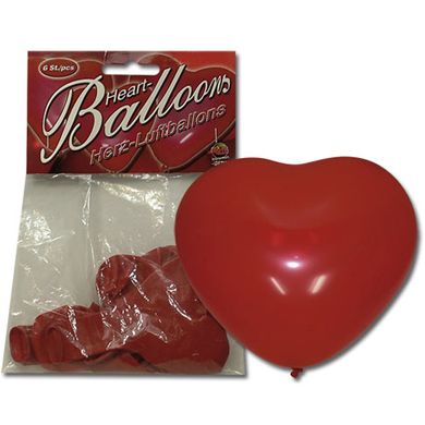 Luftballons Herzen 6er-Set