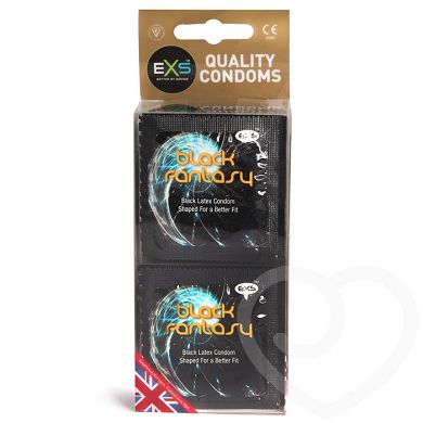 EXS Black Fantasy gefrbte Kondome (12er Pack)