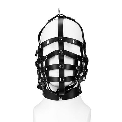 Lederriemen-Maske mit Aufhngung