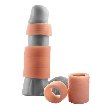 Fantasy X-Tensions Girth Gainer System: Penisringe-Set, haut