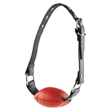 Ball Gag in Schwarz und Rot