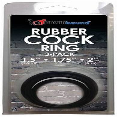 Manbound Silicone Cock Ring 3-Pack 1.5