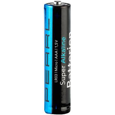 PEARL Super Alkaline Batterien Micro 1,5V Typ AAA, 20 Stück