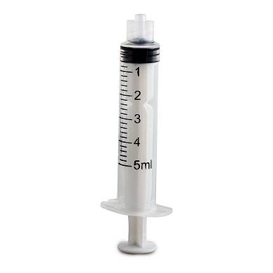 100x Sterile Spritzen Spritze Katheterspritze Luer-Lock 1,37cm PP 5ML