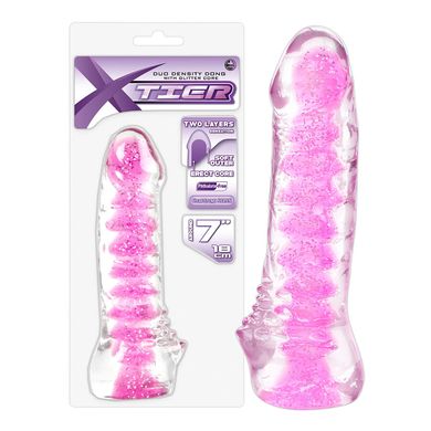 19 x 4 cm Dildo X-Tier 7inch pink