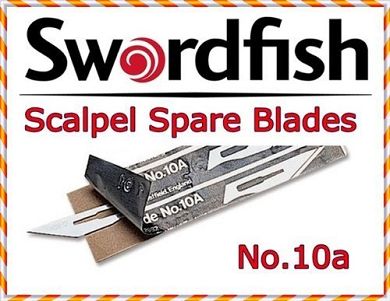 Swordfish 43802 Ersatzklingen Nr. 10A für Metall-Skalpell 100 Stück