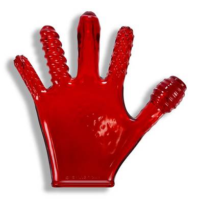 Fnger Fuck Handschhe - Rot