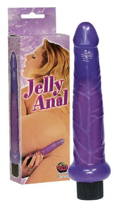 Anal Jelly Vibrator -lila- (17,5cm)
