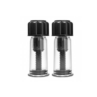 Krftiges Nippelsauger-Set in Schwarz